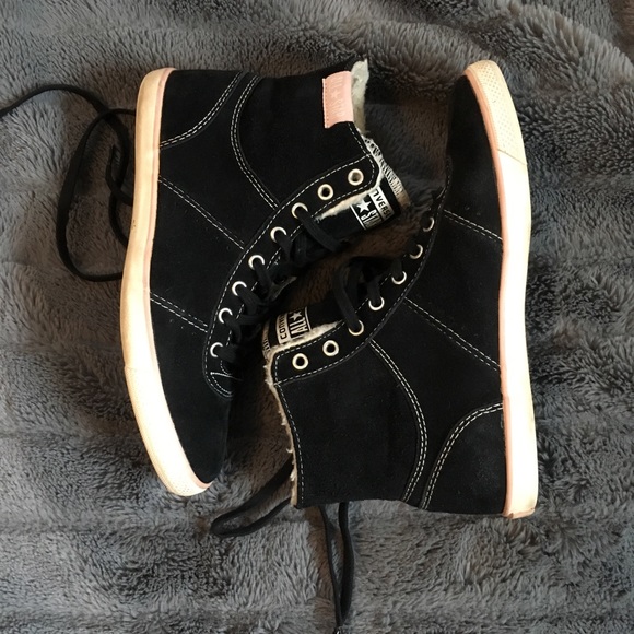 fur lined converse